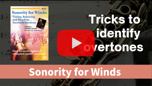A few tricks for listening to overtones in band